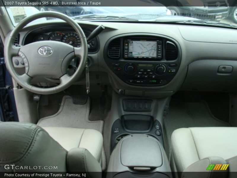 Bluesteel Mica / Taupe 2007 Toyota Sequoia SR5 4WD