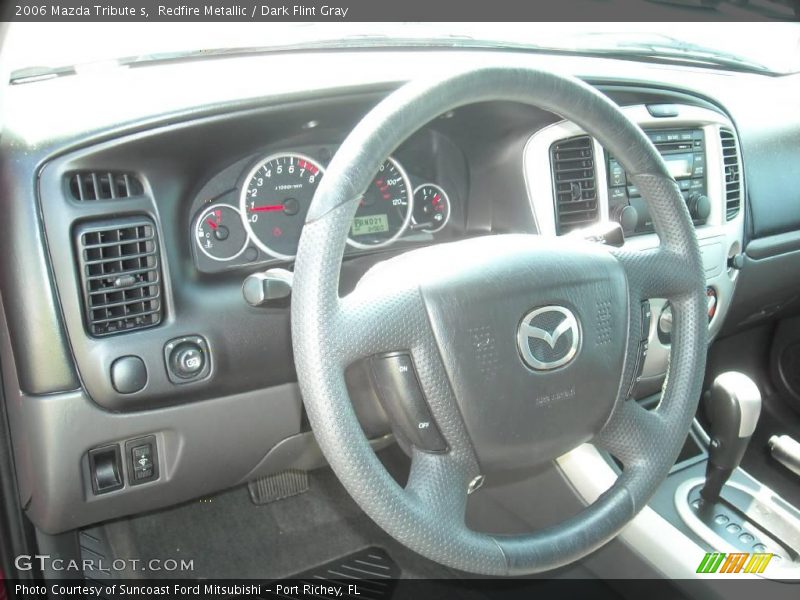 Redfire Metallic / Dark Flint Gray 2006 Mazda Tribute s