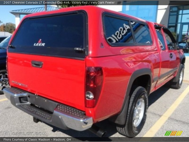 Victory Red / Very Dark Pewter 2007 Chevrolet Colorado LT Extended Cab 4x4