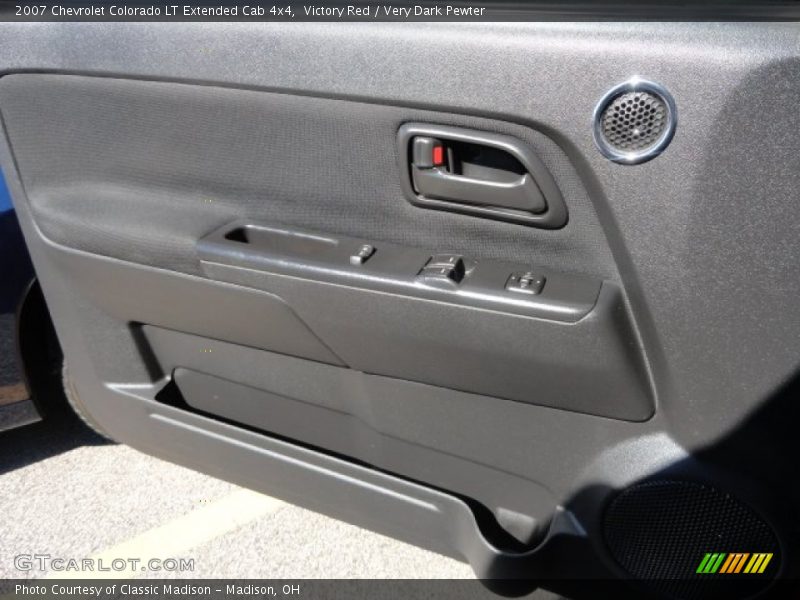 Victory Red / Very Dark Pewter 2007 Chevrolet Colorado LT Extended Cab 4x4