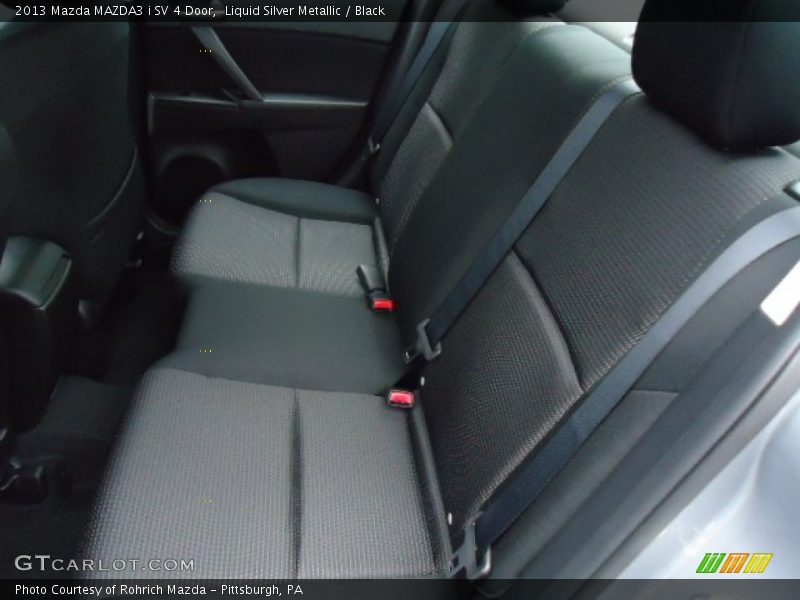 Rear Seat of 2013 MAZDA3 i SV 4 Door