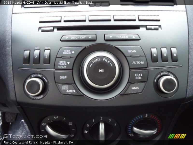 Audio System of 2013 MAZDA3 i SV 4 Door