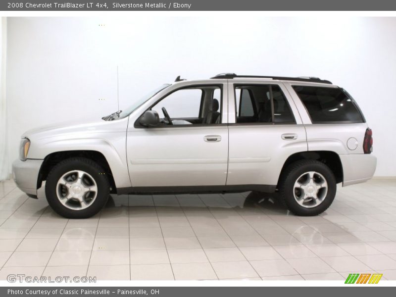Silverstone Metallic / Ebony 2008 Chevrolet TrailBlazer LT 4x4