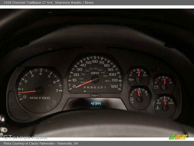 Silverstone Metallic / Ebony 2008 Chevrolet TrailBlazer LT 4x4