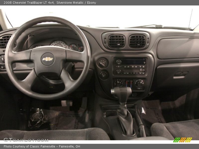 Silverstone Metallic / Ebony 2008 Chevrolet TrailBlazer LT 4x4