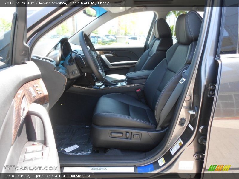 Grigio Metallic / Ebony 2012 Acura MDX SH-AWD Advance