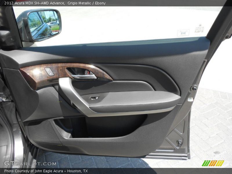 Grigio Metallic / Ebony 2012 Acura MDX SH-AWD Advance
