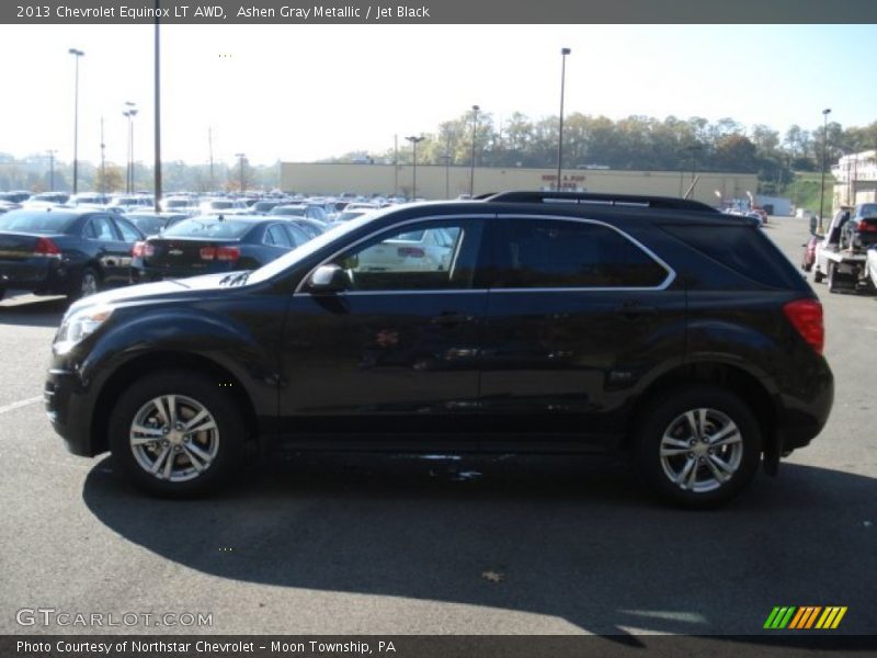 Ashen Gray Metallic / Jet Black 2013 Chevrolet Equinox LT AWD