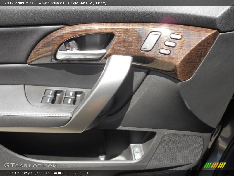 Grigio Metallic / Ebony 2012 Acura MDX SH-AWD Advance