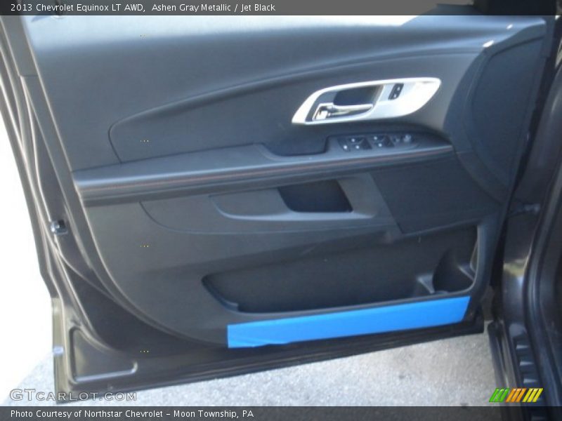 Ashen Gray Metallic / Jet Black 2013 Chevrolet Equinox LT AWD