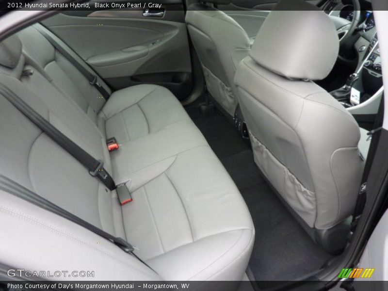 Black Onyx Pearl / Gray 2012 Hyundai Sonata Hybrid