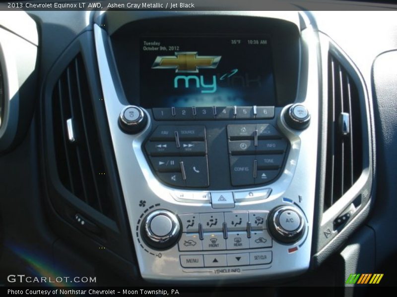 Ashen Gray Metallic / Jet Black 2013 Chevrolet Equinox LT AWD