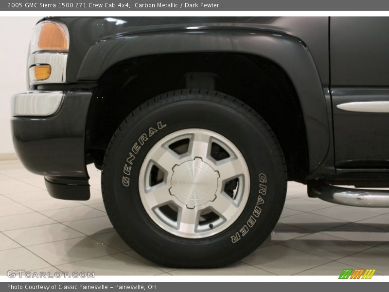 Carbon Metallic / Dark Pewter 2005 GMC Sierra 1500 Z71 Crew Cab 4x4
