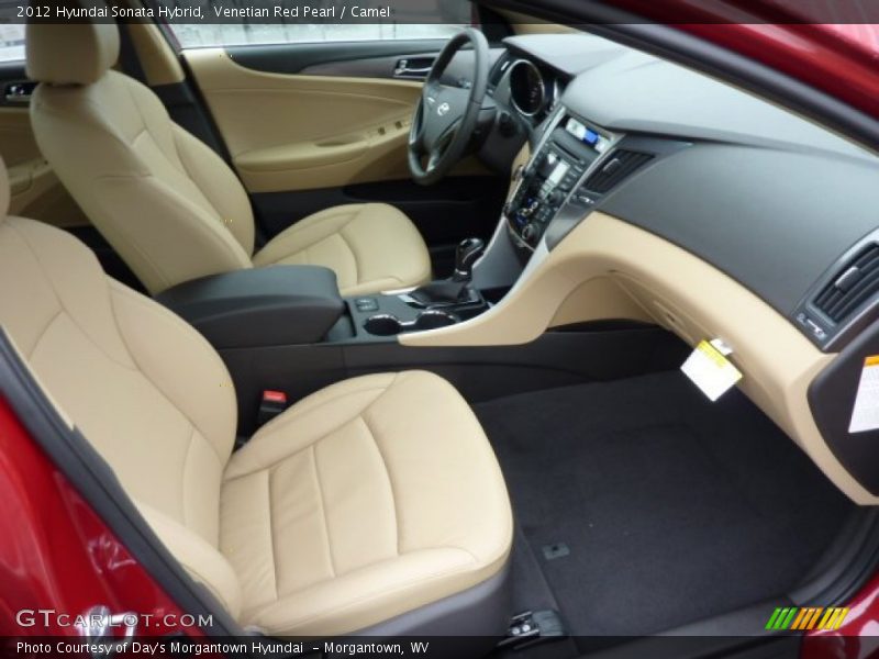 Venetian Red Pearl / Camel 2012 Hyundai Sonata Hybrid