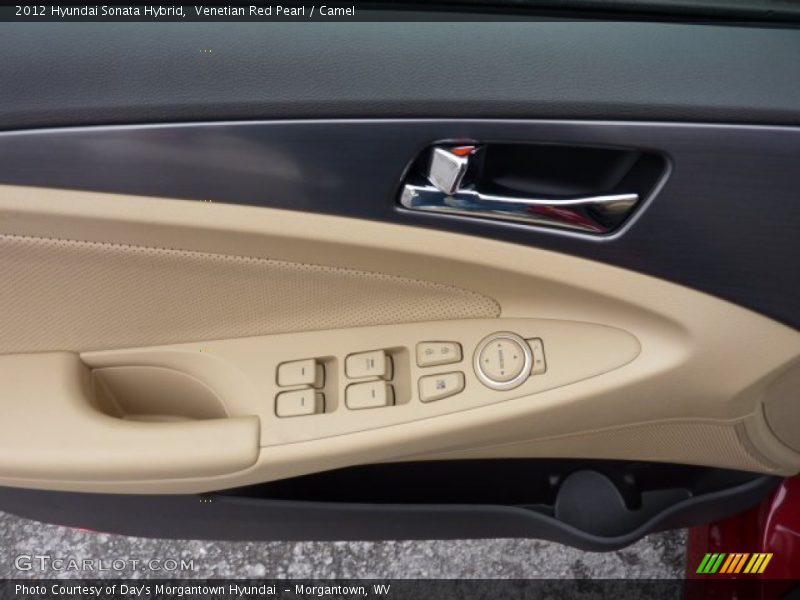 Venetian Red Pearl / Camel 2012 Hyundai Sonata Hybrid