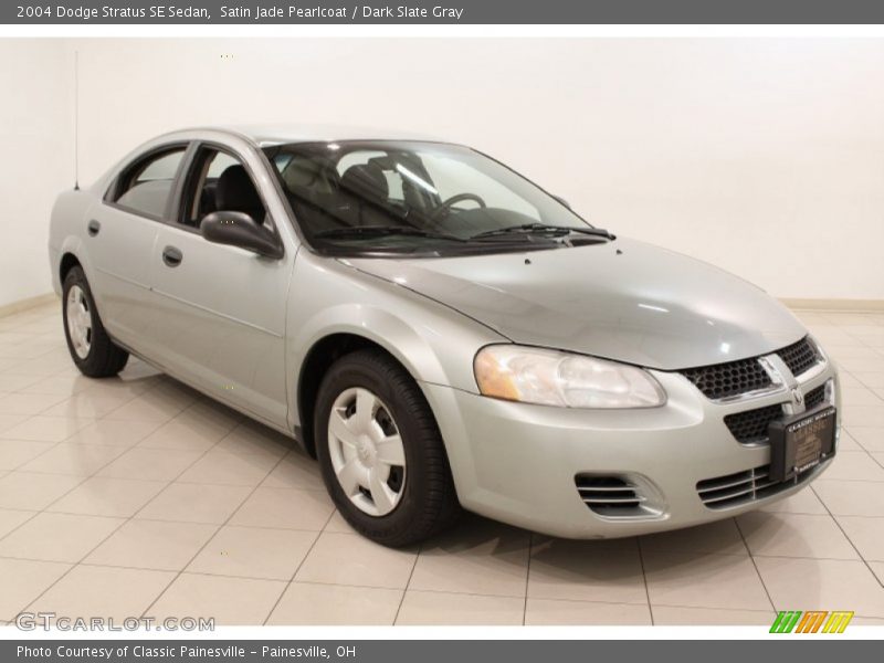 Satin Jade Pearlcoat / Dark Slate Gray 2004 Dodge Stratus SE Sedan