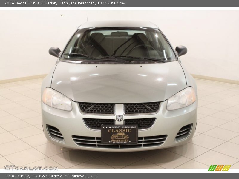 Satin Jade Pearlcoat / Dark Slate Gray 2004 Dodge Stratus SE Sedan