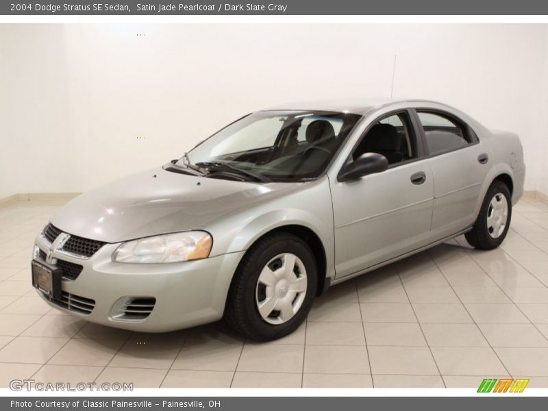 Satin Jade Pearlcoat / Dark Slate Gray 2004 Dodge Stratus SE Sedan
