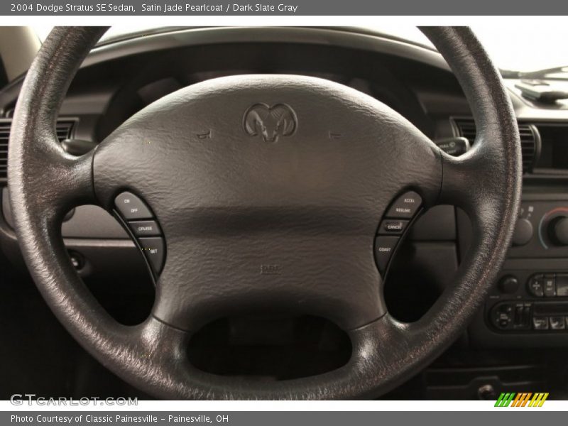 Satin Jade Pearlcoat / Dark Slate Gray 2004 Dodge Stratus SE Sedan