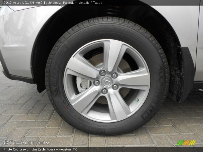 Palladium Metallic / Taupe 2012 Acura MDX SH-AWD Technology