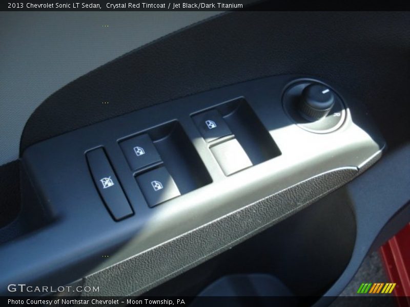 Crystal Red Tintcoat / Jet Black/Dark Titanium 2013 Chevrolet Sonic LT Sedan