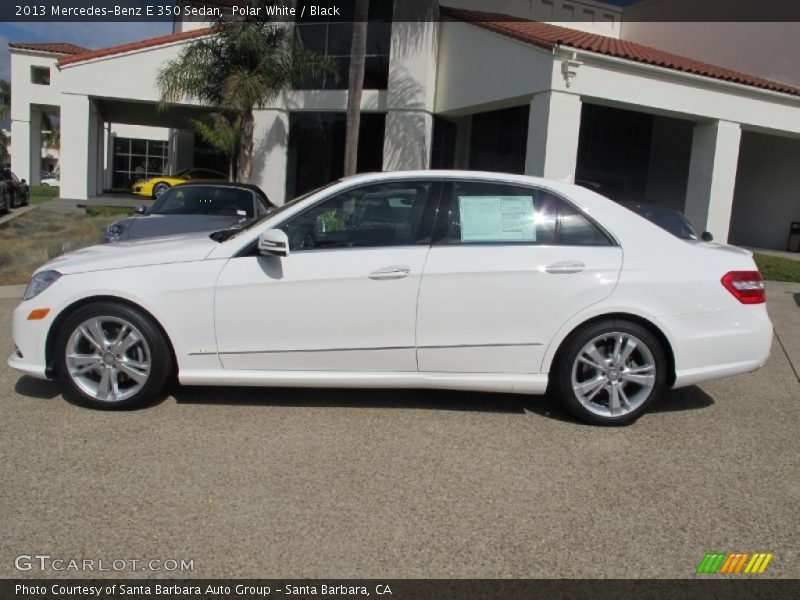 Polar White / Black 2013 Mercedes-Benz E 350 Sedan