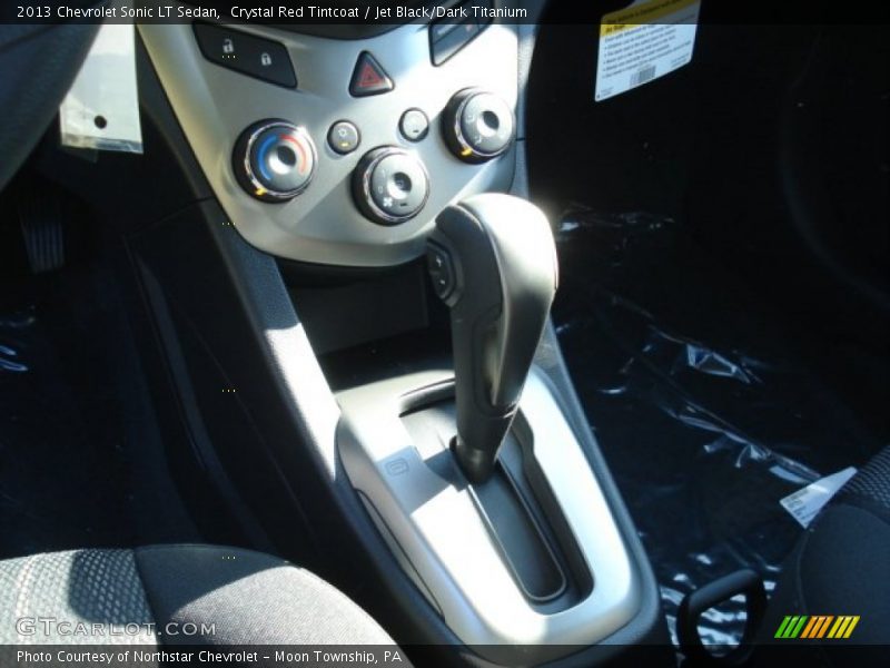 Crystal Red Tintcoat / Jet Black/Dark Titanium 2013 Chevrolet Sonic LT Sedan
