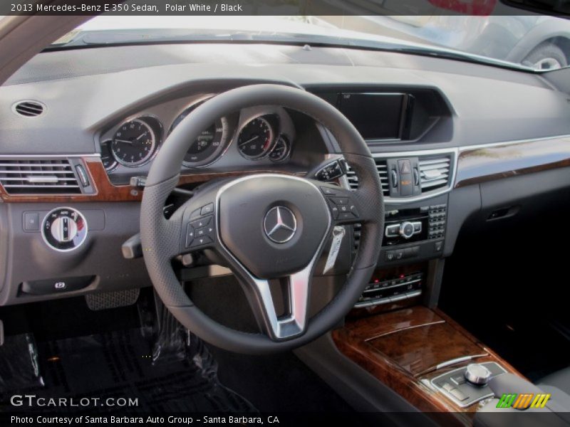 Polar White / Black 2013 Mercedes-Benz E 350 Sedan