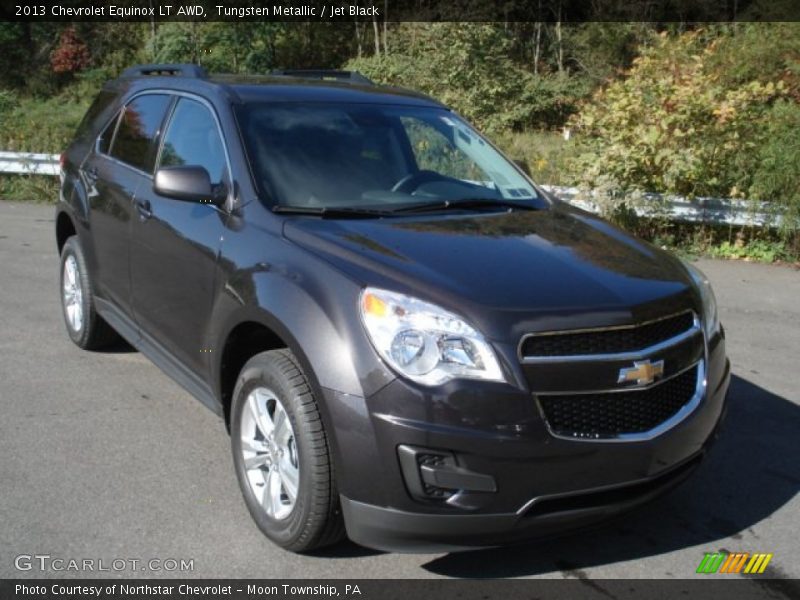 Tungsten Metallic / Jet Black 2013 Chevrolet Equinox LT AWD