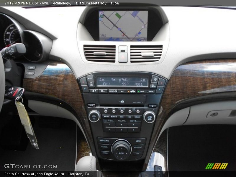 Palladium Metallic / Taupe 2012 Acura MDX SH-AWD Technology