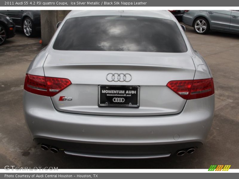 Ice Silver Metallic / Black Silk Nappa Leather 2011 Audi S5 4.2 FSI quattro Coupe