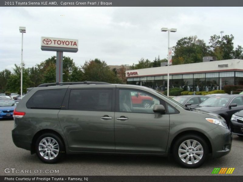  2011 Sienna XLE AWD Cypress Green Pearl