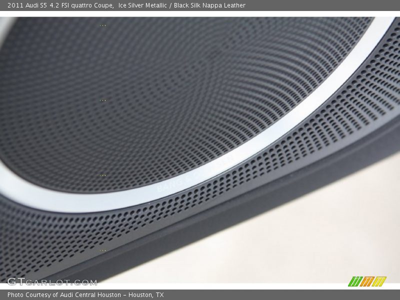 Ice Silver Metallic / Black Silk Nappa Leather 2011 Audi S5 4.2 FSI quattro Coupe
