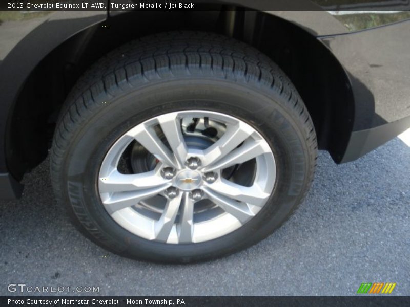 Tungsten Metallic / Jet Black 2013 Chevrolet Equinox LT AWD