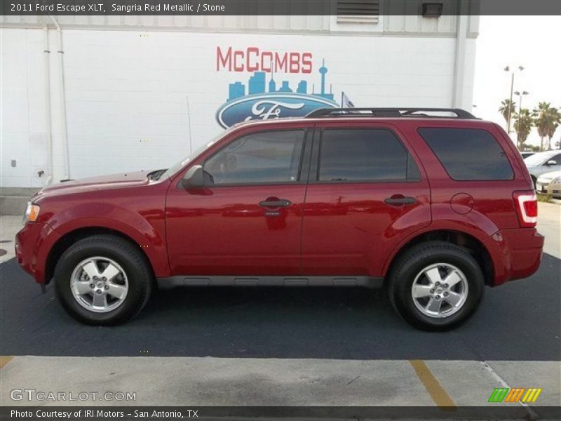 Sangria Red Metallic / Stone 2011 Ford Escape XLT