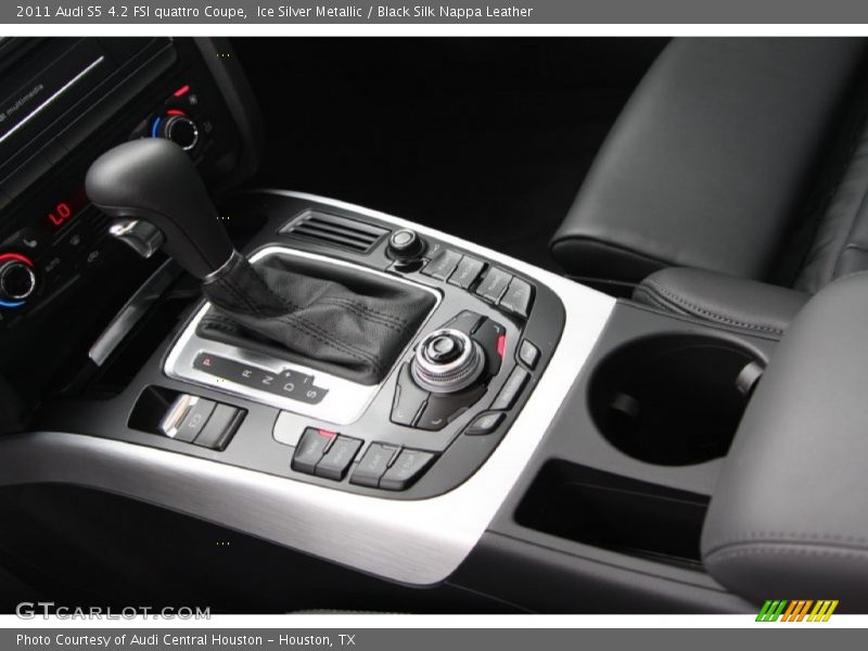 Ice Silver Metallic / Black Silk Nappa Leather 2011 Audi S5 4.2 FSI quattro Coupe