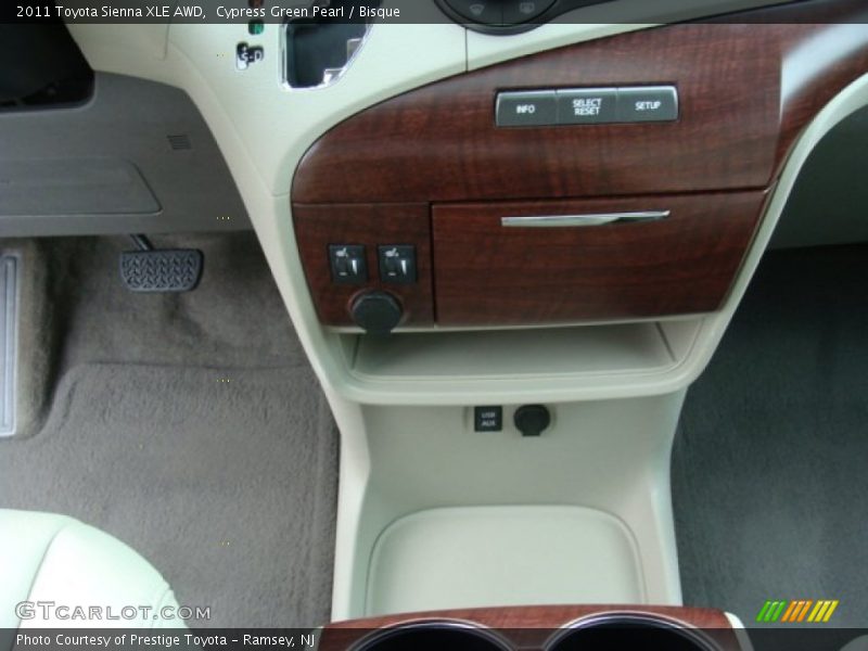 Cypress Green Pearl / Bisque 2011 Toyota Sienna XLE AWD