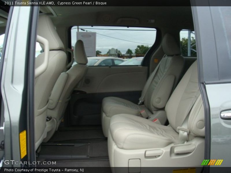 Cypress Green Pearl / Bisque 2011 Toyota Sienna XLE AWD