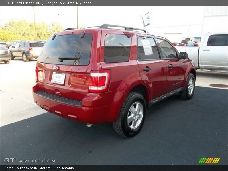 Sangria Red Metallic / Stone 2011 Ford Escape XLT