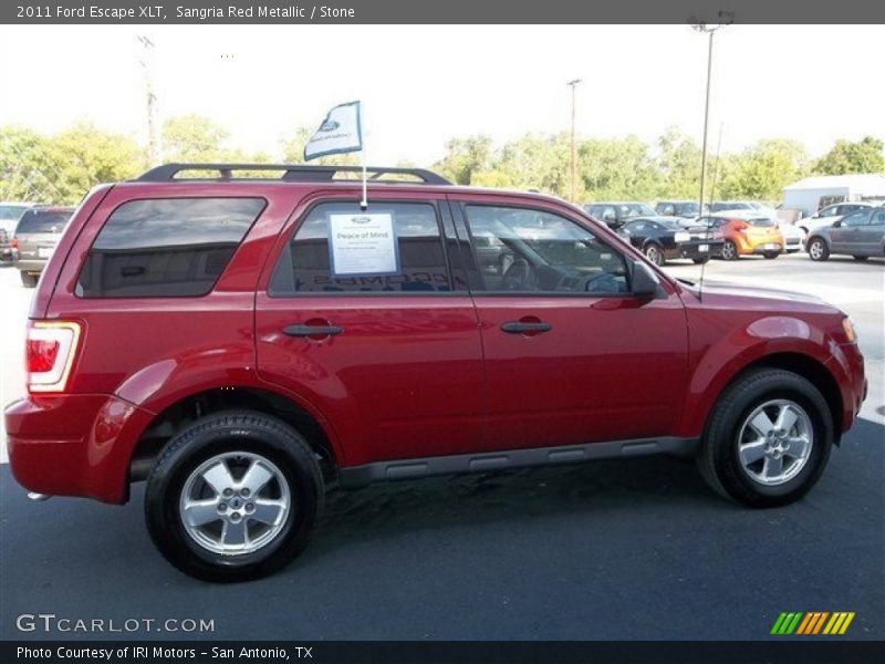 Sangria Red Metallic / Stone 2011 Ford Escape XLT