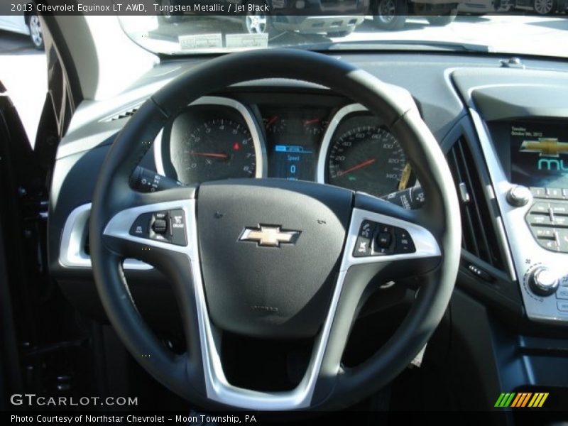 Tungsten Metallic / Jet Black 2013 Chevrolet Equinox LT AWD