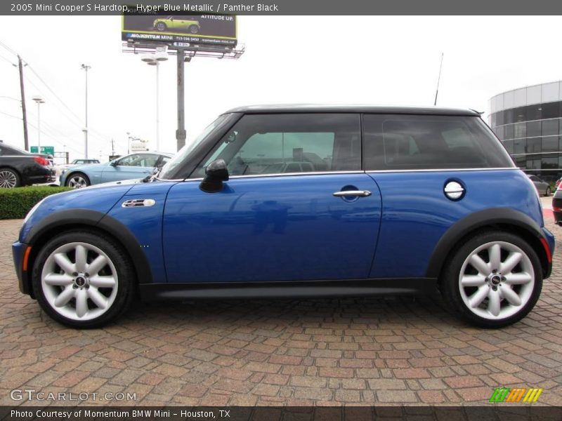 Hyper Blue Metallic / Panther Black 2005 Mini Cooper S Hardtop