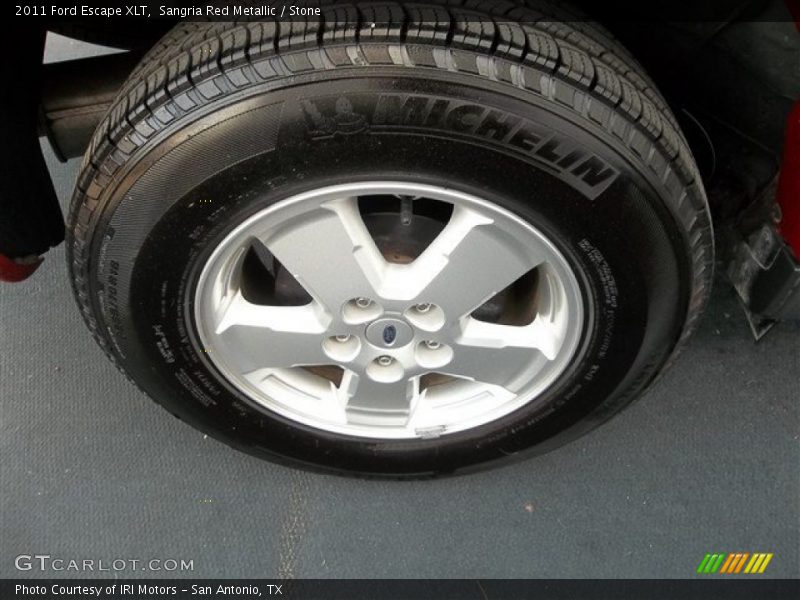Sangria Red Metallic / Stone 2011 Ford Escape XLT