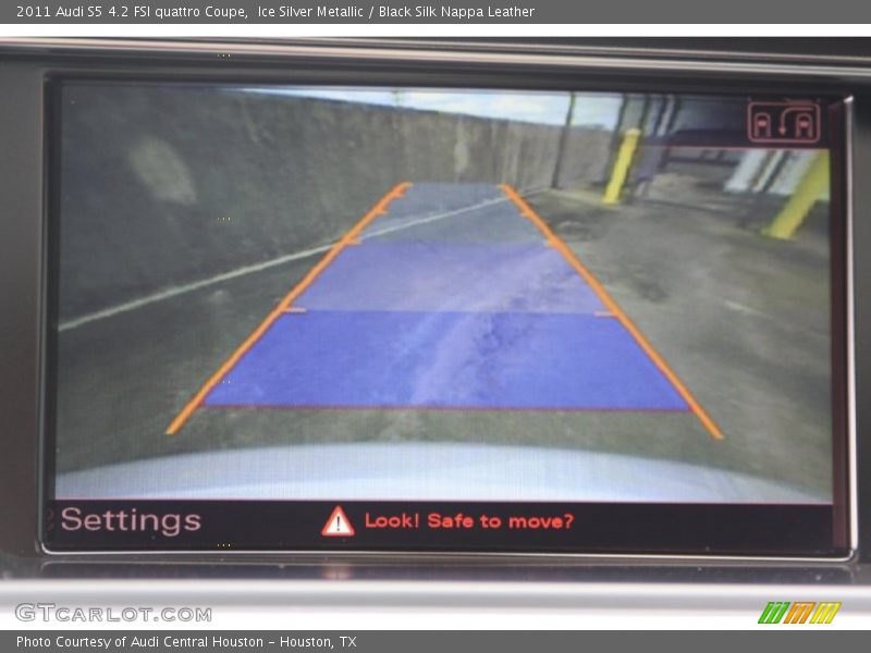 Ice Silver Metallic / Black Silk Nappa Leather 2011 Audi S5 4.2 FSI quattro Coupe