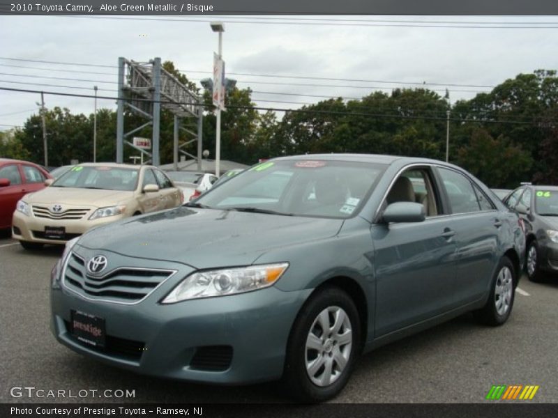 Aloe Green Metallic / Bisque 2010 Toyota Camry