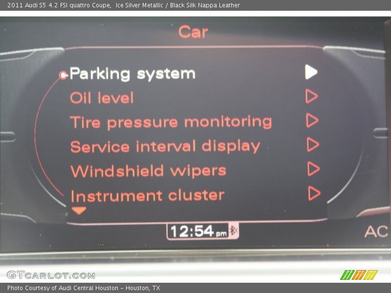 Ice Silver Metallic / Black Silk Nappa Leather 2011 Audi S5 4.2 FSI quattro Coupe