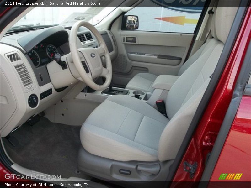 Sangria Red Metallic / Stone 2011 Ford Escape XLT