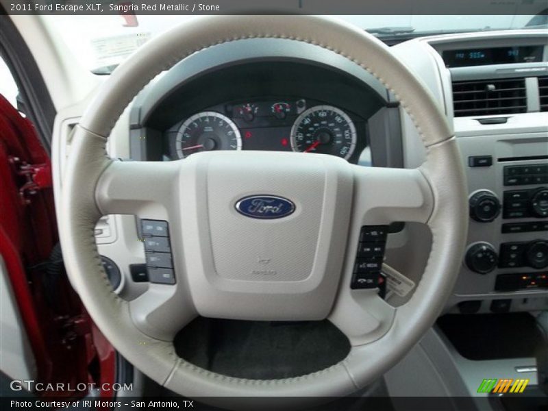 Sangria Red Metallic / Stone 2011 Ford Escape XLT