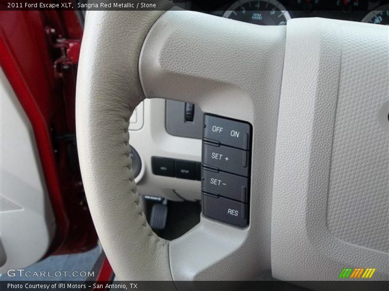 Sangria Red Metallic / Stone 2011 Ford Escape XLT