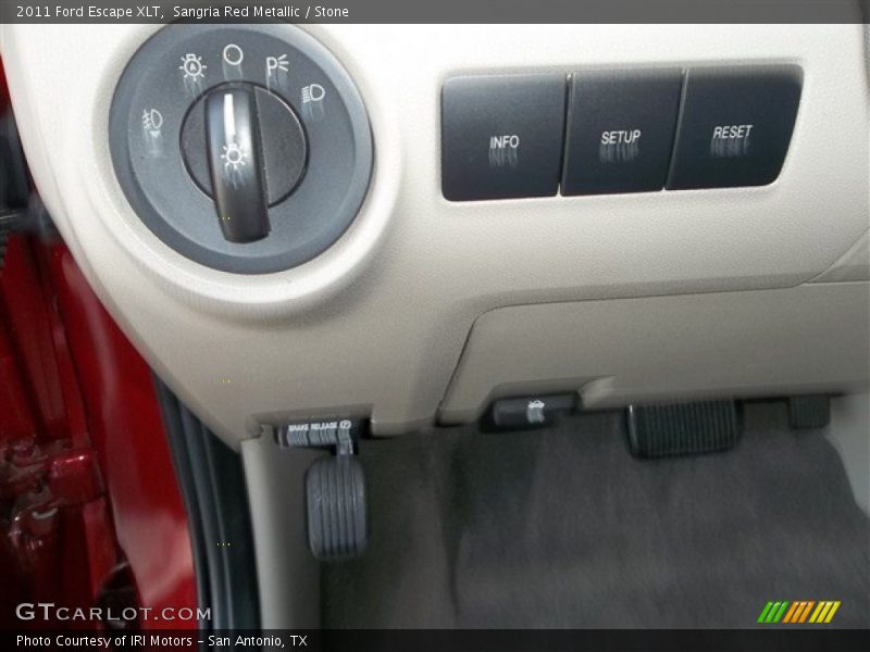 Sangria Red Metallic / Stone 2011 Ford Escape XLT